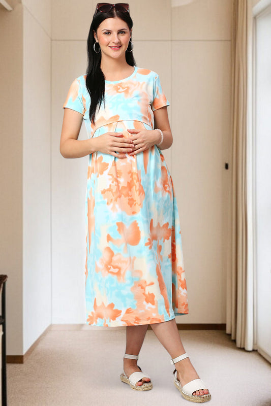 Zipless Maternity Dress – Perfect for Daily & Casual Wear