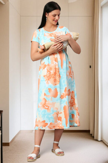 Zipless Maternity Dress – Perfect for Daily & Casual Wear