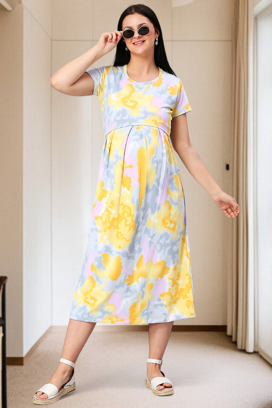 Zipless Maternity Dress – Perfect for Daily & Casual Wear