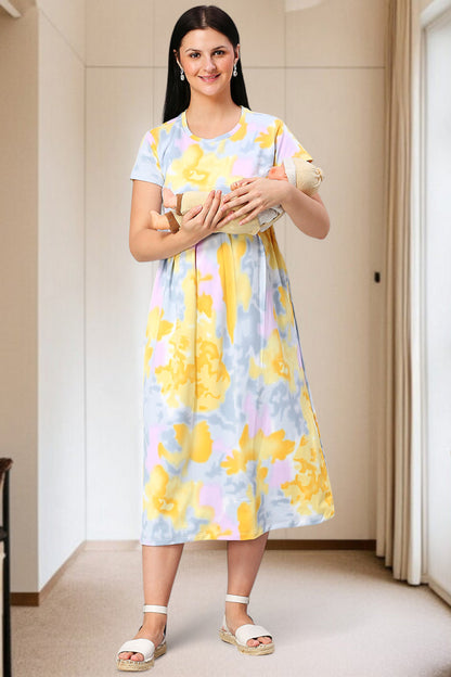Zipless Maternity Dress – Perfect for Daily & Casual Wear
