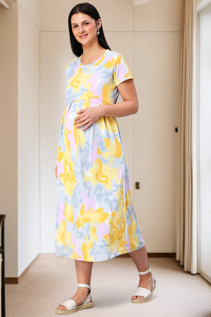 Zipless Maternity Dress – Perfect for Daily & Casual Wear