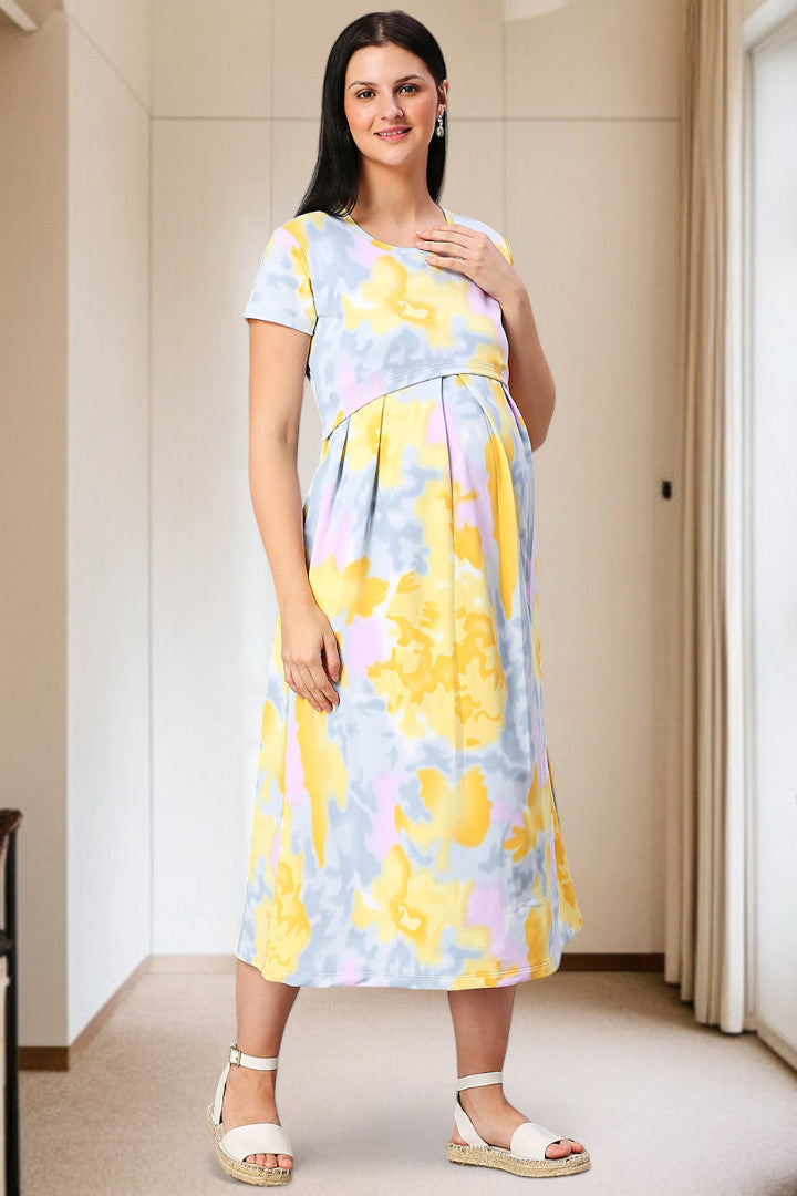Zipless Maternity Dress – Perfect for Daily & Casual Wear