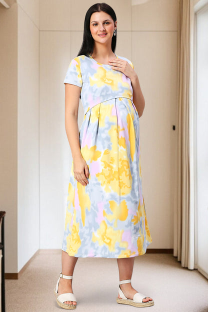 Zipless Maternity Dress – Perfect for Daily & Casual Wear