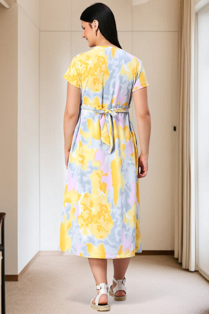 Zipless Maternity Dress – Perfect for Daily & Casual Wear