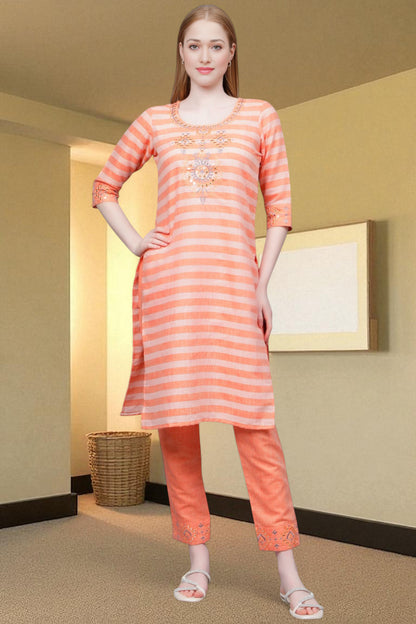 Casual Ethnic Straight Kurta Set - Everyday Comfortable