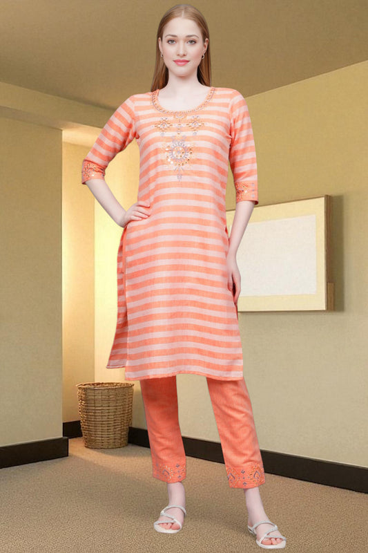 Casual Ethnic Straight Kurta Set - Everyday Comfortable