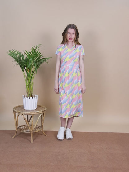 Zipless Maternity Dress – Perfect for Daily & Casual Wear