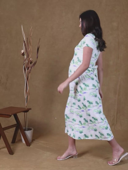 Zipless Maternity Dress – Perfect for Daily & Casual Wear